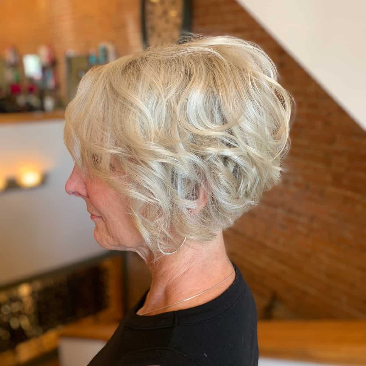 wash and wear textured bob