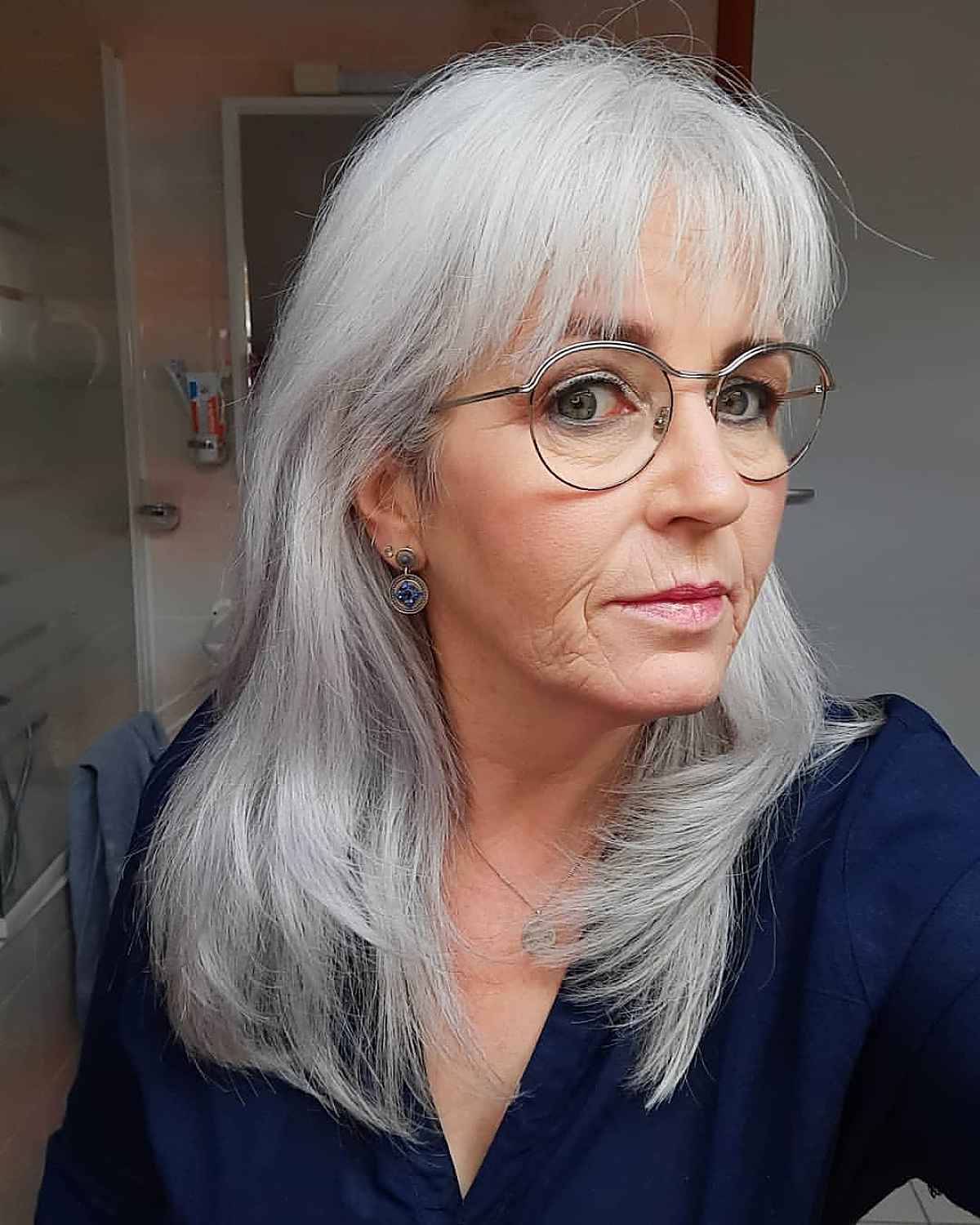 wispy bangs for fine hair for 60 year old ladies