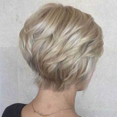Blonde Cropped Hairstyle