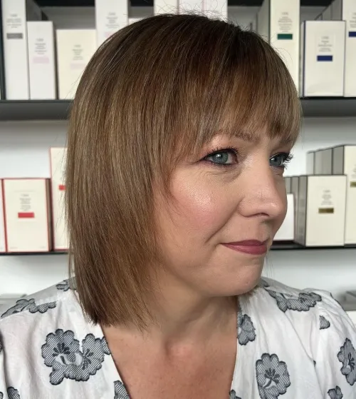 Bob Cut with Face Framing Layers