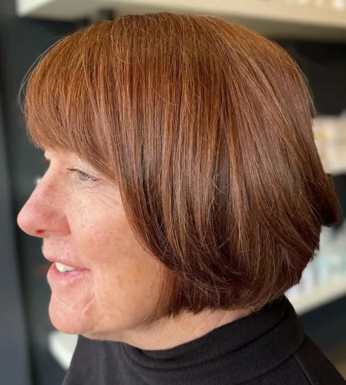 Bob with Blunt Bangs
