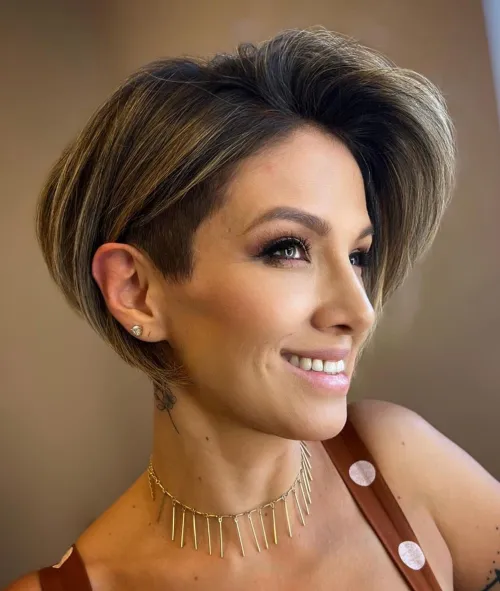 Captivating Pixie Cut for Oval Face Shape