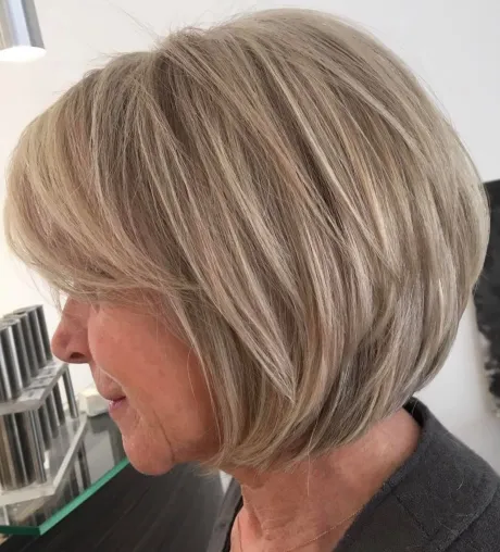 Chin Length Layered Bob