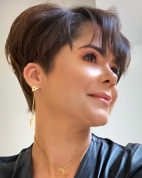 Chocolate Brown Pixie