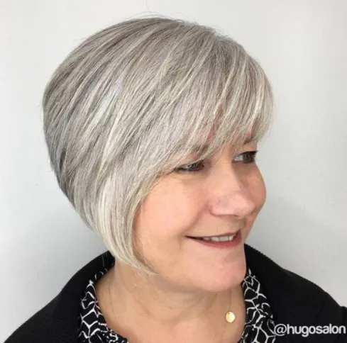 Contemporary Asymmetrical Hairstyle