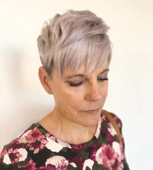 Cool Toned Pixie Cut