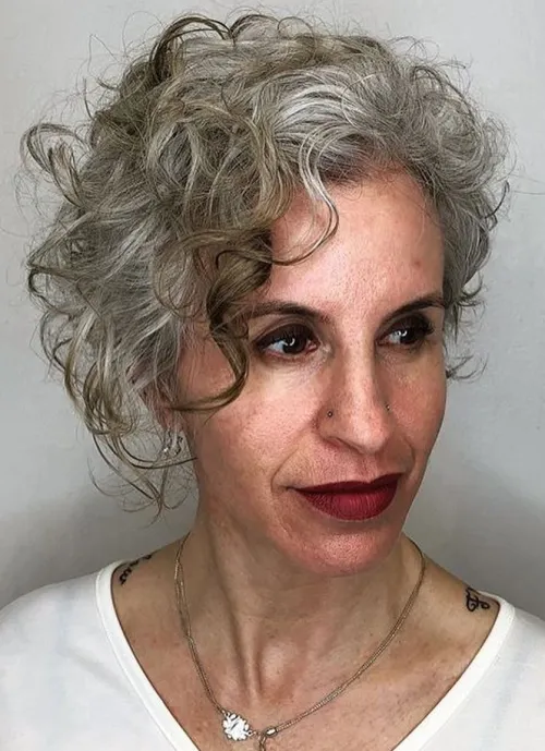 Curly Pixie Cut