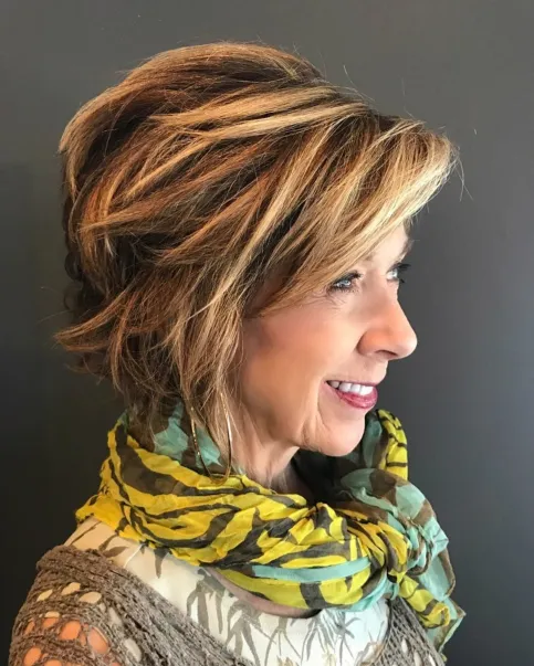 Dynamic Short Shag for Thick Hair