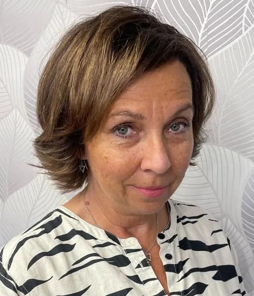 Fancy Short Bob with Flipped Ends