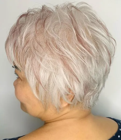 Flattering Short Hair with Babylights