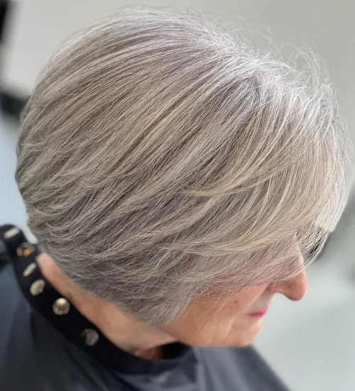 Gray Bob for Thick Hair