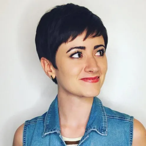 Hepburn Inspired Pixie Haircut