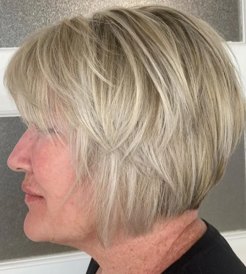 Layered Bob for Thick Hair 1