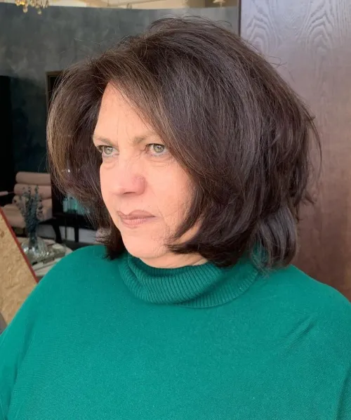 Layered Bob for Thick Hair