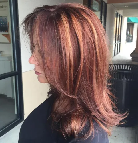 Long Bombshell Red Locks