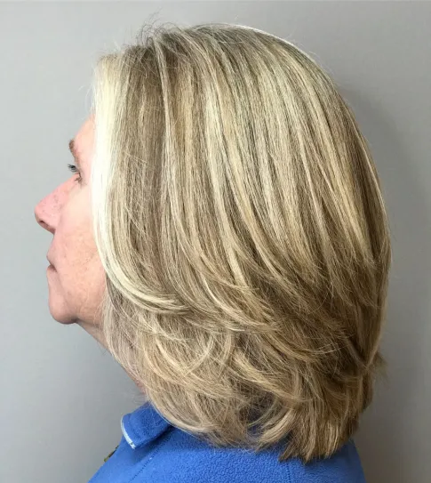 Medium Feathered Cut for Thick Hairstyle