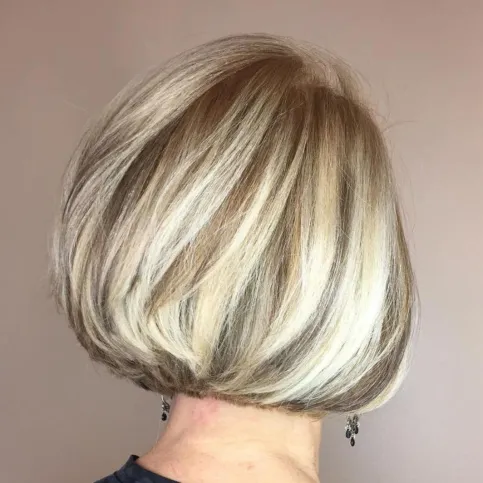 Medium Length Golden Bob