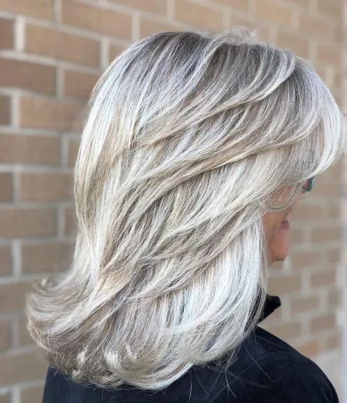 Medium Lenth Feathered Cut