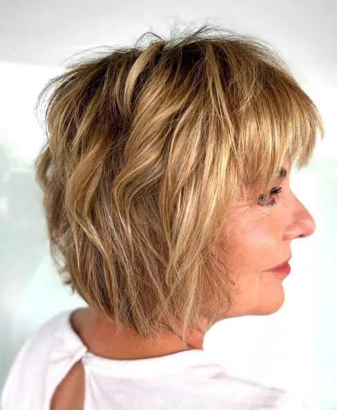 Multi Dimensional Shaggy Hairstyle