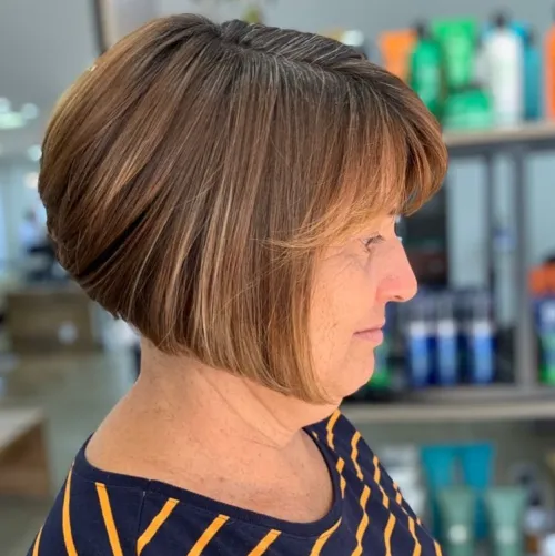 Neat Inverted Bob with Balayage