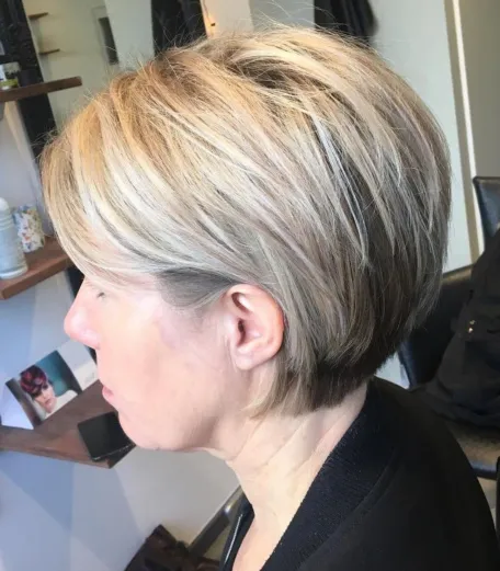 Neat Layered Two Tone Bob