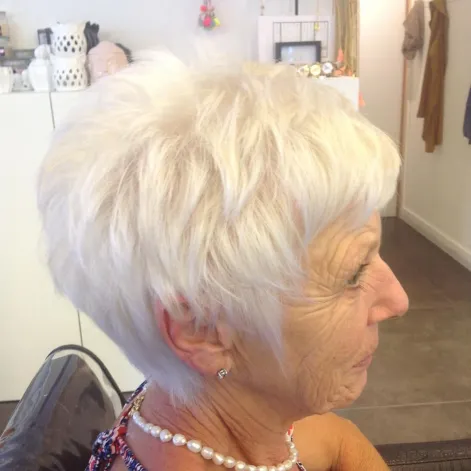 Over 70 Fluffy White Pixie