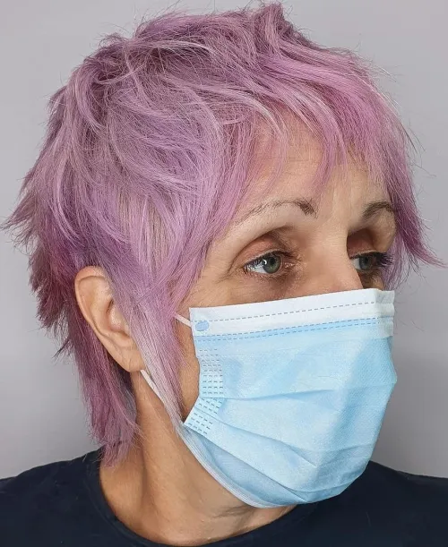 Pixie Shag for Women Over 60