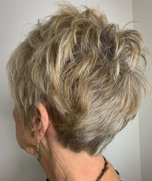 Sassy Short Cut for Thick Hair