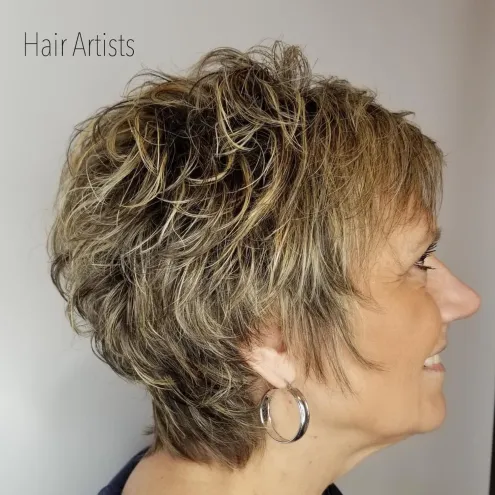 Shaggy Layered Short Haircut