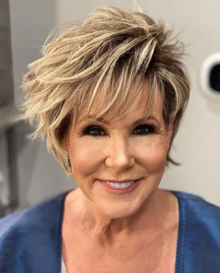 Shaggy Layers with Wispy Bangs