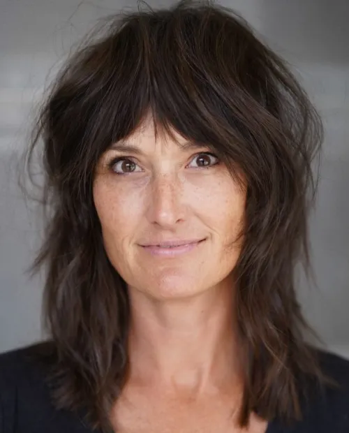 Shaggy Medium Length Hair