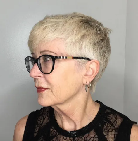 Short Blonde Crop