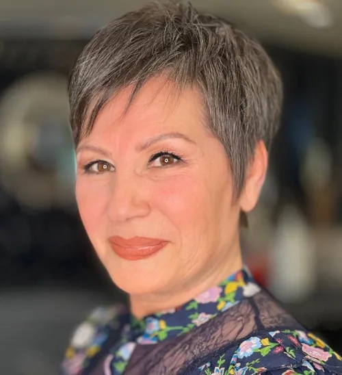 Short Cut with Asymmetrical Bangs
