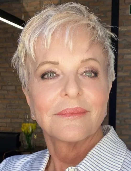 Short Feathered Pixie Haircuts