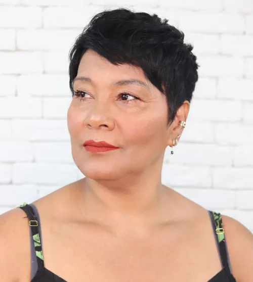 Short Haircut for Thick Locks