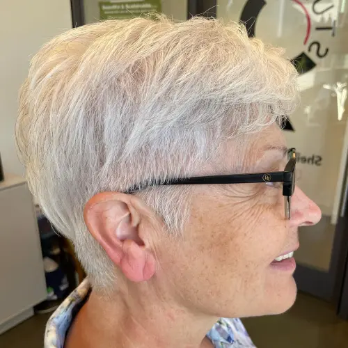 Short Shaved Sides on Coarse Hair