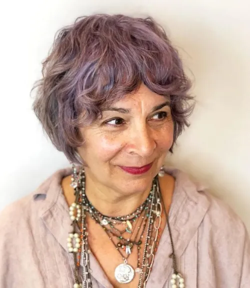 Short and Shaggy Bob