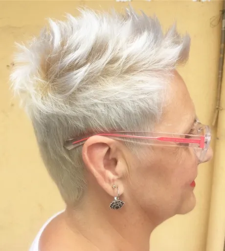 Spiky Pixie Undercut over 70