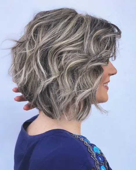Stacked Bob for Thick Hair