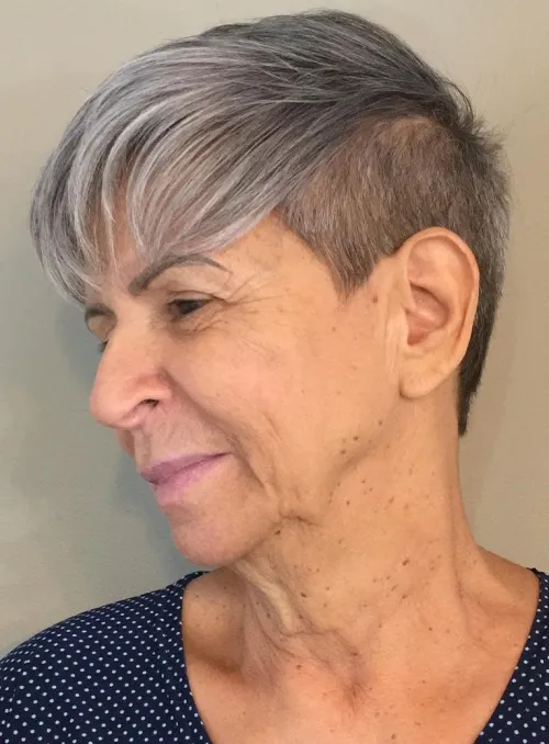 Undercut Pixie for Thin Hair