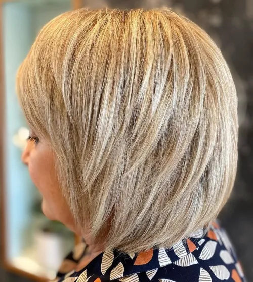 Voluminous Feathered Bob