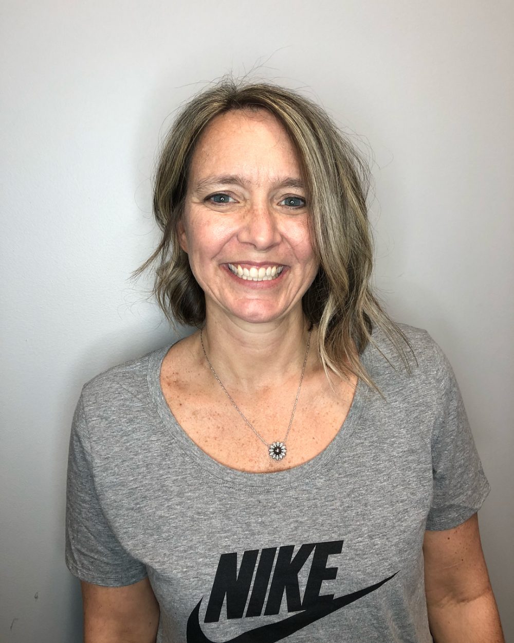 asymmetrical lob with dimension women over 40