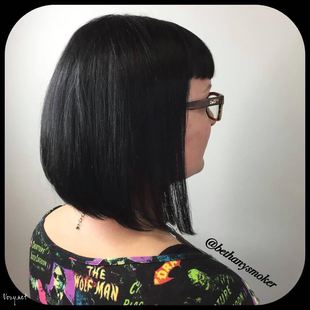 back view of womans hair