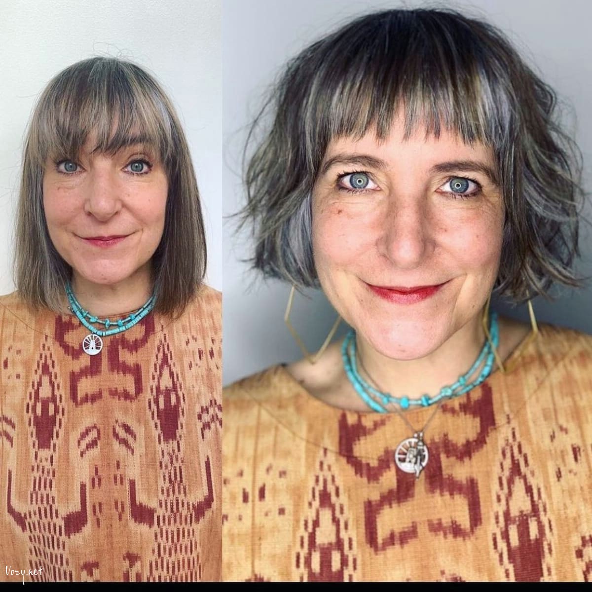 bob with layers for women over fifty