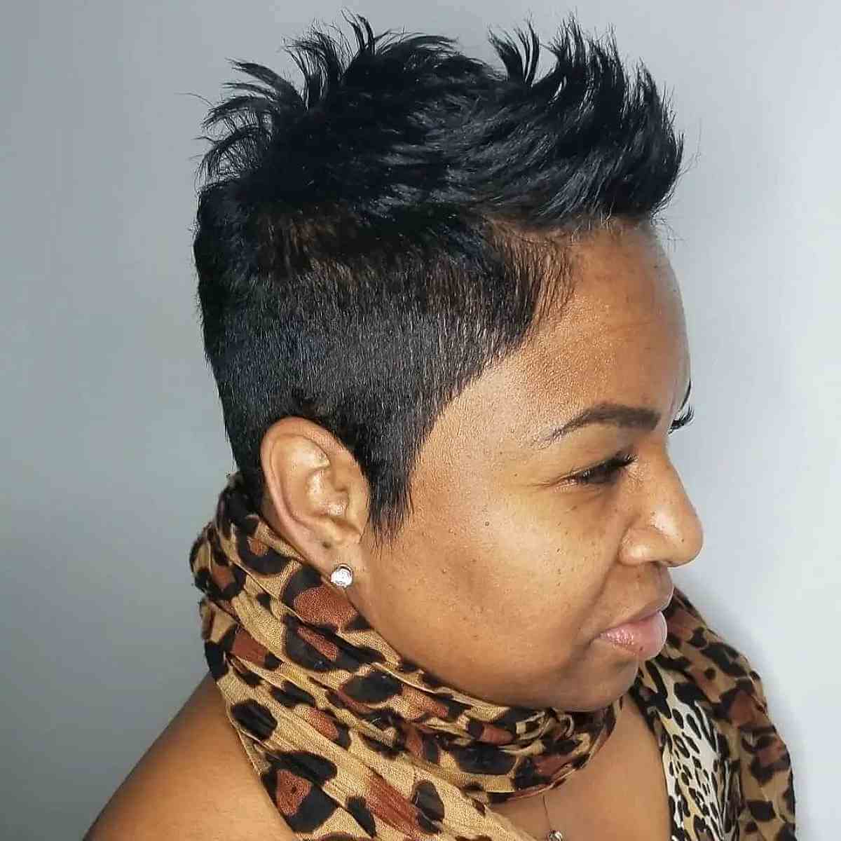 brushed up pixie cu for black ladies