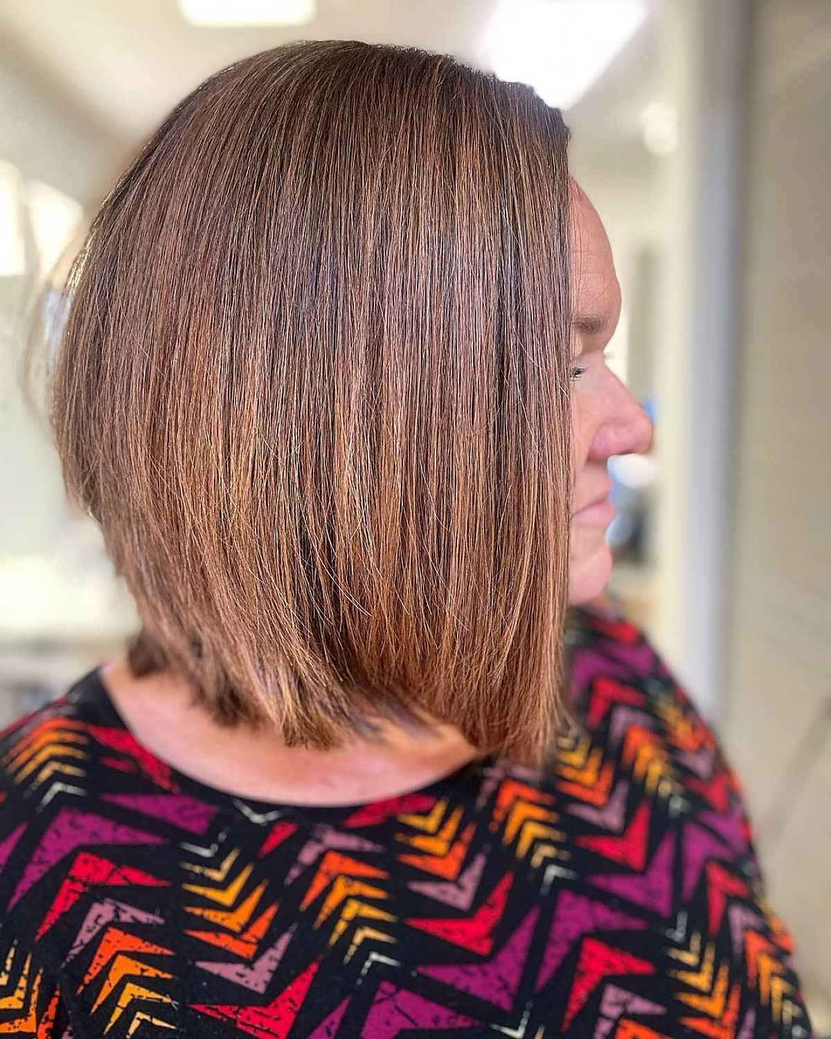 cinnamon spice fall hair color for older generation