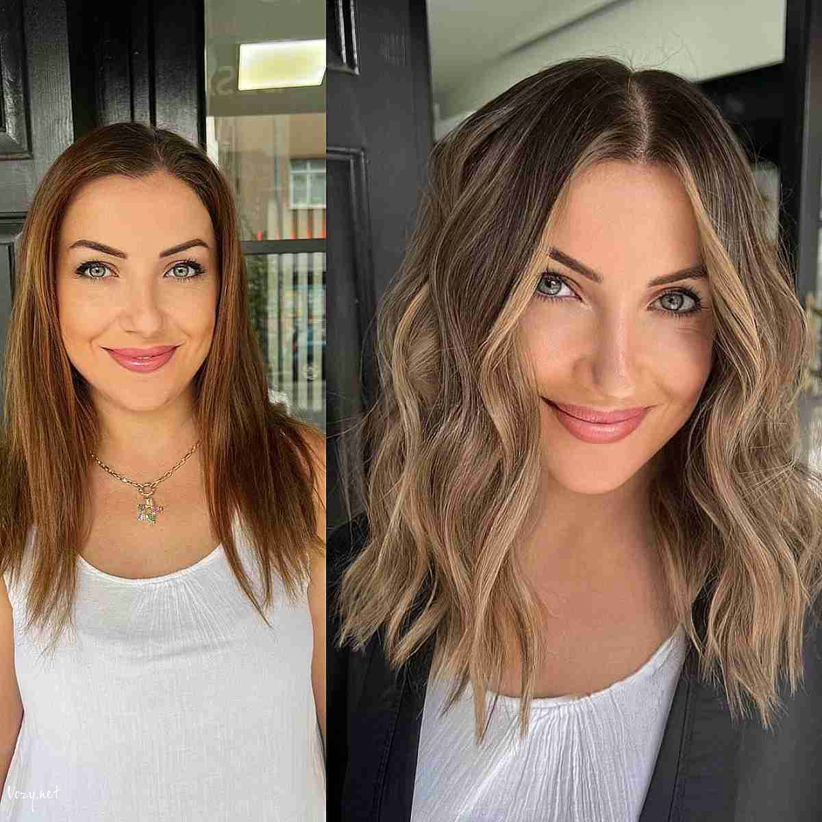 color melted ombre for fine hair
