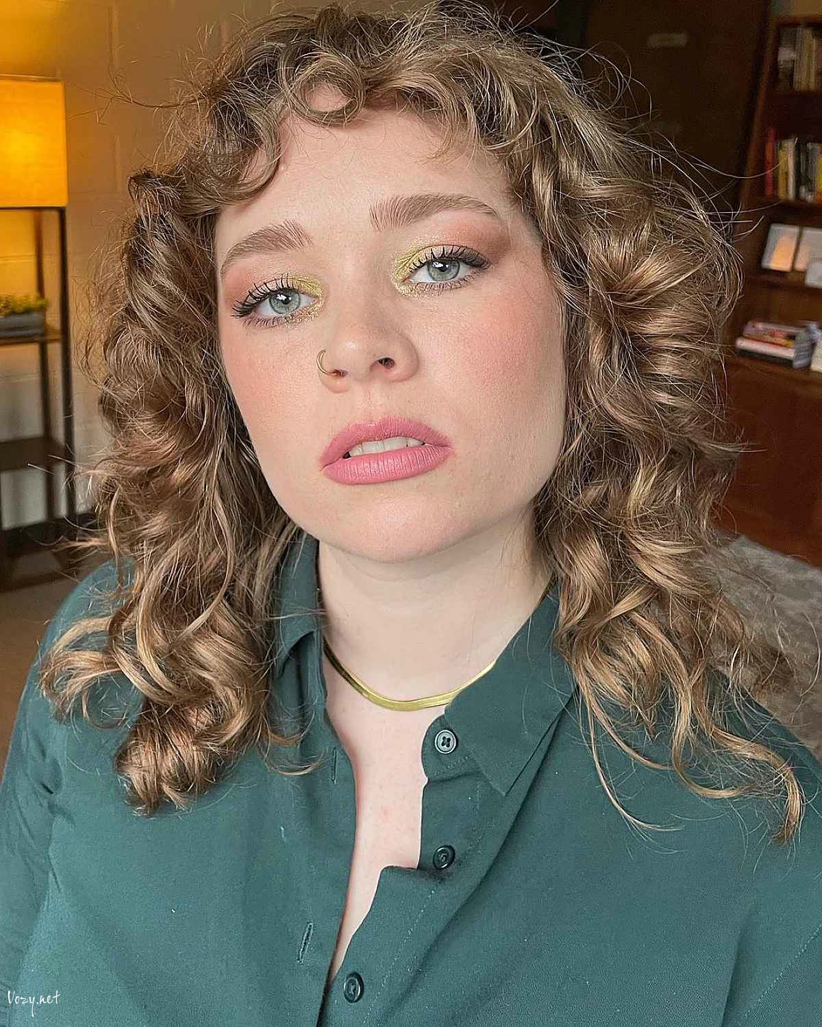 curly wolf cut