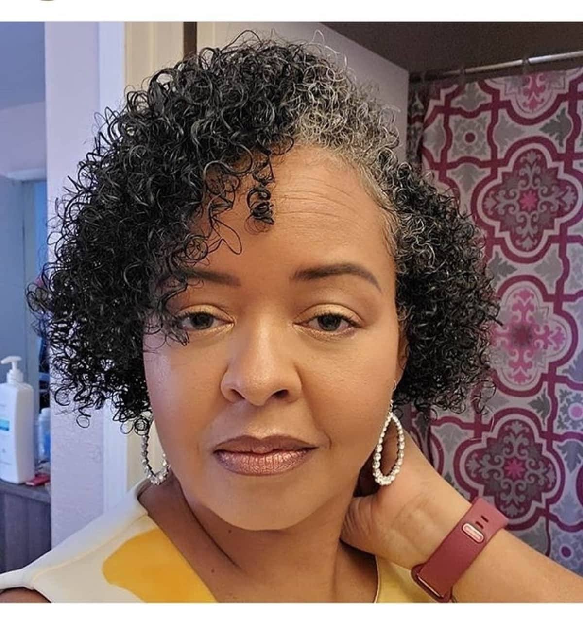 defined curls for short natural hair