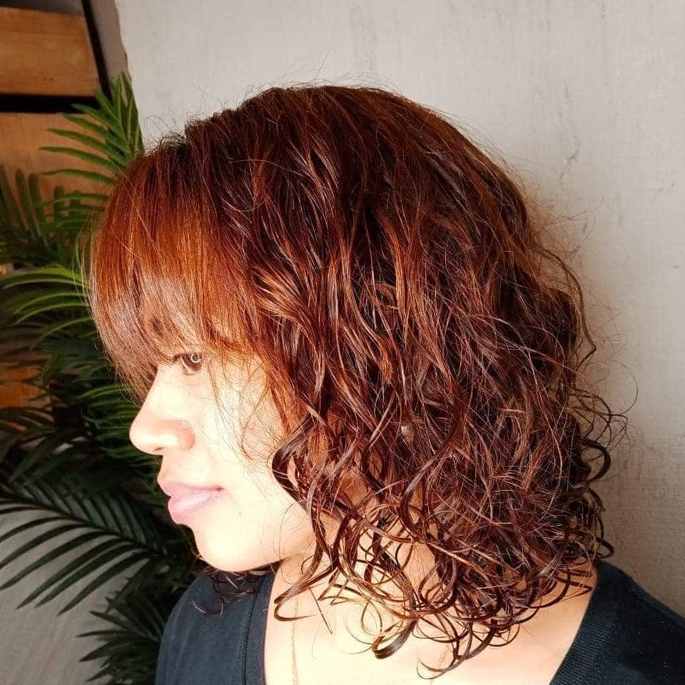 digital perm short hair